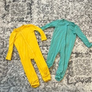 Kytebaby zipper footless romper bundle